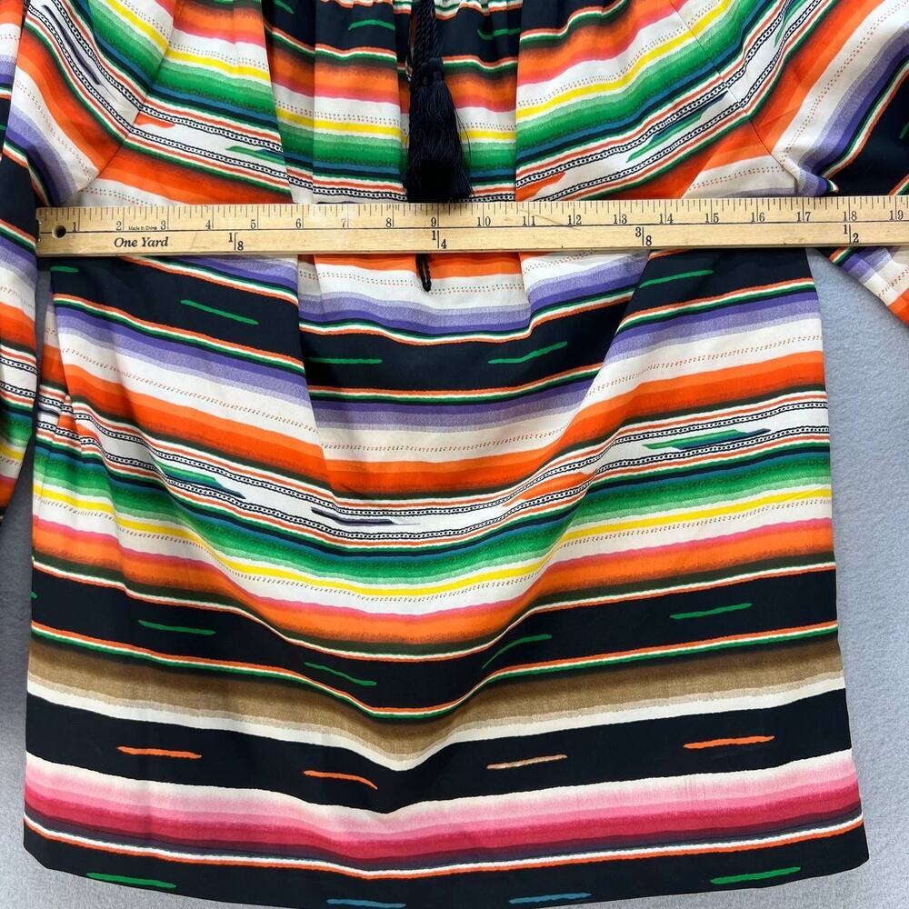 Lauren Ralph Lauren Southwest Women's Off the Shoulder Boho Blouse Size XS - Picture 7 of 9